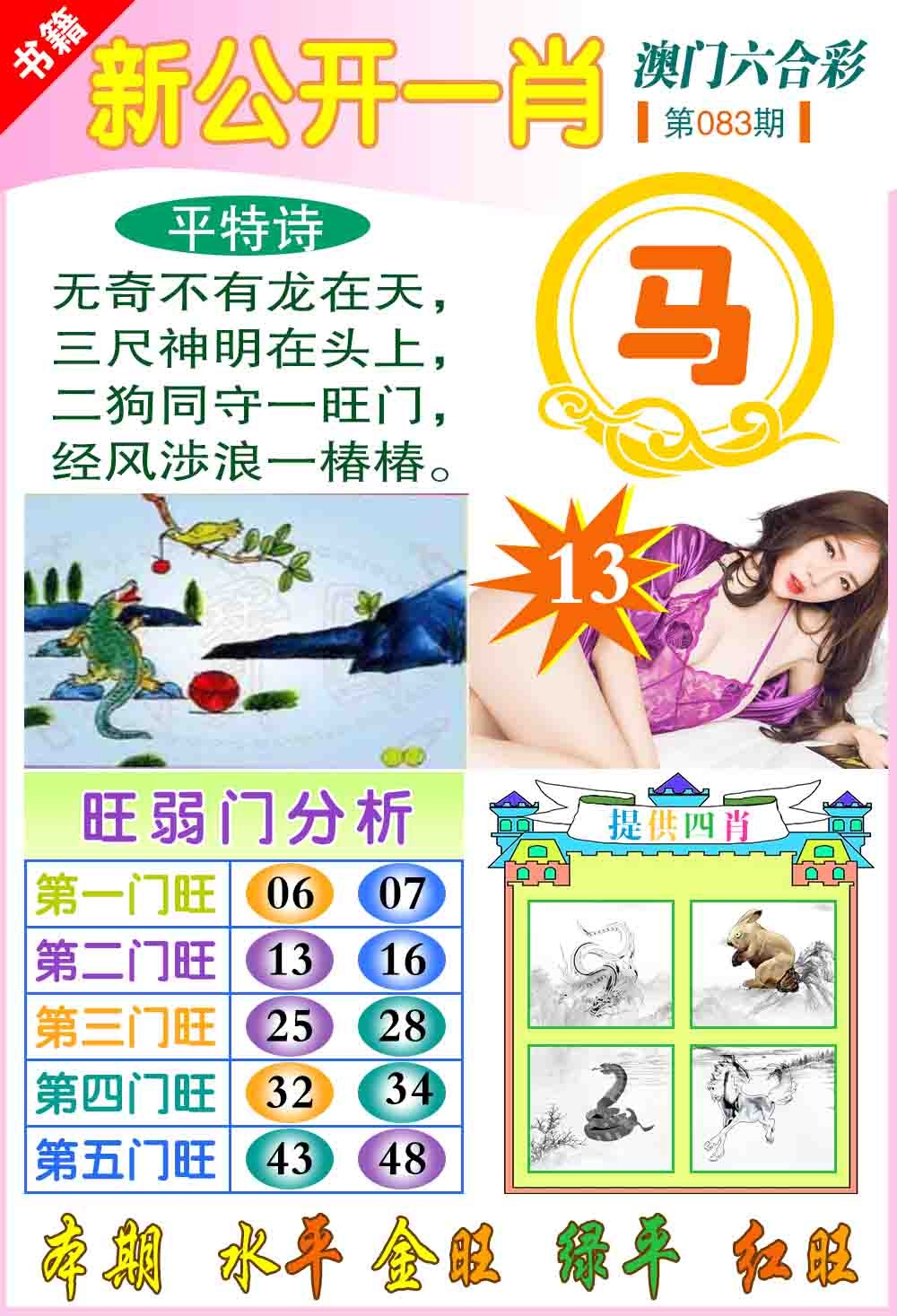 083期新公开一肖[图]